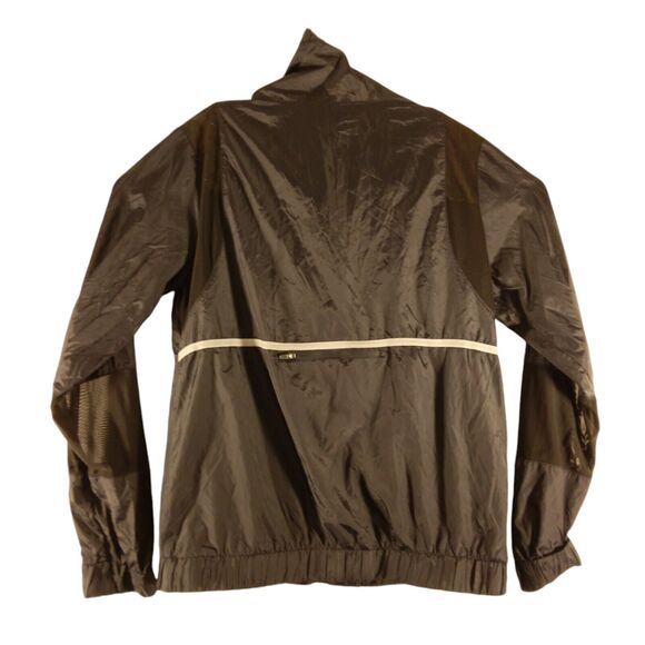 Fabletics Ziva jacket womens M Medium black nylon 1/4 zip mock neck long sleeve - Picture 2 of 8